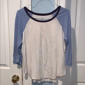 AEO raglan tee (3/4 length sleeve)